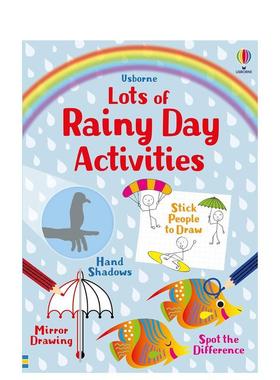 【现货】雨天活动书 【Lots of】 Rainy Day Activities 原版英文儿童趣味 善本图书