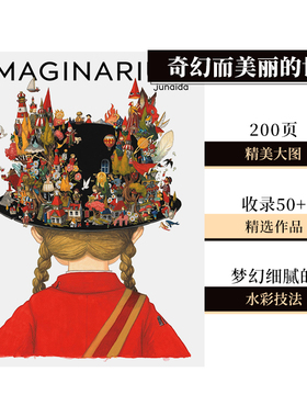 【预售】junaida展览「IMAGINARIUM」官方图录 日文原版进口艺术作品集画册画集 善本图书