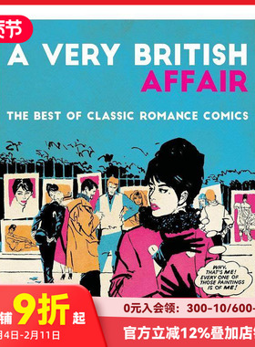 【预售】非常英国情 最佳经典爱情漫画 Very British Affair: The Best of Classic Romance Comics 原版英文漫画书 善本图书