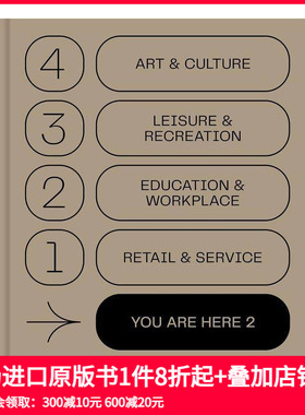 【预售】你在这里2：新标志设计 You Are Here 2: A New Approach to Signage and Wayfinding 英文原版进口平面设计 善本图书