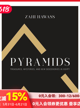 【预售】金字塔：埃及宝藏、奥秘和新发现 Pyramids: Treasure， Mysteries， and New Discoveries in Egypt 原版英文 善本图书