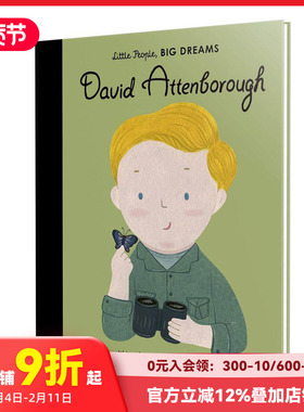 【现货】【小人物，大梦想】戴维·阿滕伯勒 【Little People， Big Dreams】David Attenborough 原版英文儿童绘本