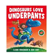 The Underpants Dinosaurs Books 恐龙爱内裤 原版 Love 预售 英文儿童绘本 善本图书