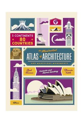 【现货】英文原版 建筑地图集和宏伟的纪念碑Atlas of Architecture and Marvellous Monuments 儿童英语绘本 进口童书 善本图书