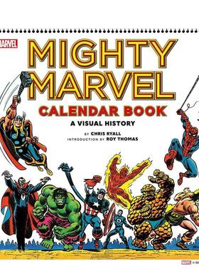 【预售】非凡漫威日历书：视觉历史 Mighty Marvel Calendar Book: