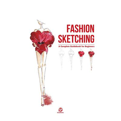 【现货】手绘服装技法《中东版》 Fashion Sketching - A Complete Guidebook For Beginners 原版简体中文产品设计 善本图书