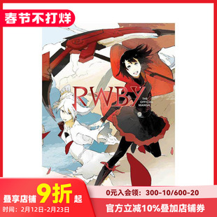 【预售】红白黑黄：官方漫画 1 灯塔弧 RWBY: The Official Manga 英文漫画  外版原版进口漫画书籍 善本图书