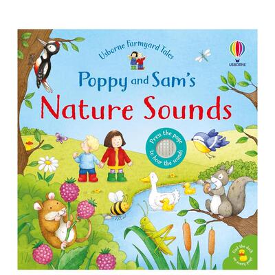 【预售】【农场故事波比和山姆】自然的声音 发声书 【Farmyard Tales Poppy and Sam】Nature Sounds 原版英文儿童趣味 善本图书