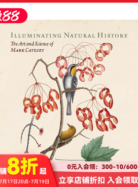 【现货】英国博物学家马克·凯茨比Mark Catesby自然动植物绘画 Illuminating Natural History英文原版进口画册插画美术艺术图书