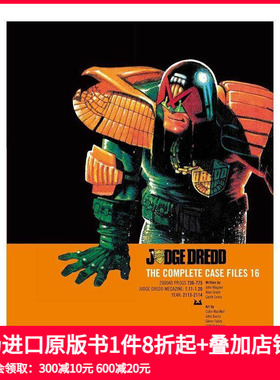 【预售】爵德判官：第 16 版：完整案件档案 Judge Dredd: v. 16: The Complete Case Files 原版英文漫画书 善本图书
