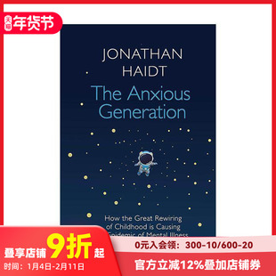 【预售】焦虑的一代 The Anxious Generation 原版英文社会科学 善本图书