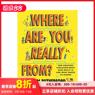【现货】我们来自哪里？书作家Adam Rutherford Where Are You Really From? 原版英文儿童绘本 善本图书