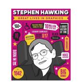Graphics 现货 斯蒂芬·霍金 Lives Stephen 图像传记 原版 Hawking Great 英文儿童绘本