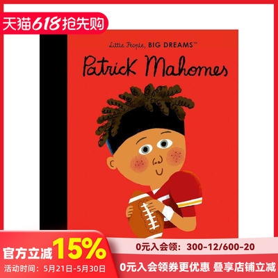 【小人物，大梦想】帕特里克·马霍姆斯 Patrick Mahomes 橄榄球运动员 原版英文儿童绘本