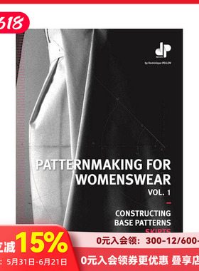 【预售】女装裁剪卷1：裙子 Patternmaking for Womenswear Vol1 原版英文服装设计