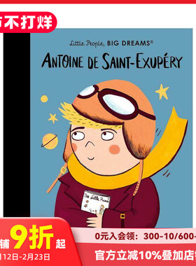 【现货】【小人物，大梦想】安东尼·德·圣-埃克苏佩里 Antoine de Saint-Exupery 原版英文儿童绘本