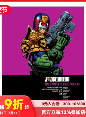 【预售】爵德判官：第 25 版：完整案件档案 Judge Dredd: v. 25: The Complete Case Files 原版英文漫画书 善本图书