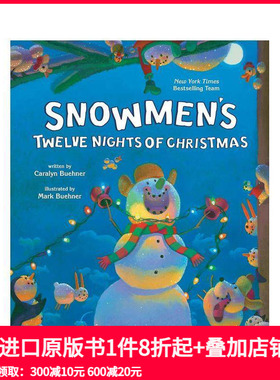 【预售】雪人的圣诞节十二夜 Snowmen's Twelve Nights of Christm