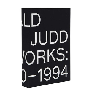 Artworks 善本图书 唐纳德·贾德：1970 进口艺术作品集 英文原版 1970–1994 Judd Donald 1994艺术作品 预售