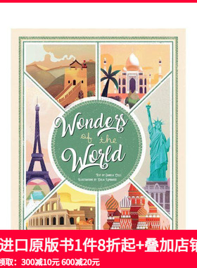 【预售】世界奇迹：伟大建筑地图集 Wonders of the World :Atlas of the Most Spectacular Monuments 原版英文儿童绘本