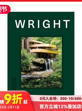 【预售】【设计专着】弗兰克·劳埃德·赖特 【Design Monograph】Wright  原版英文建筑设计