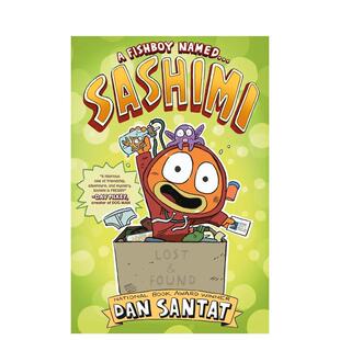 【现货】萨希米闯海记#1 凯迪克奖得主Dan Santat（平装） 【Sashimi】Sashimi 原版英文儿童漫画 幽默冒险全彩漫画 善本图书