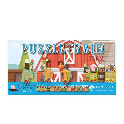 【现货】拼图列车：农场动物 PuzzleTrain: Farm Animals 原版英文儿童趣味