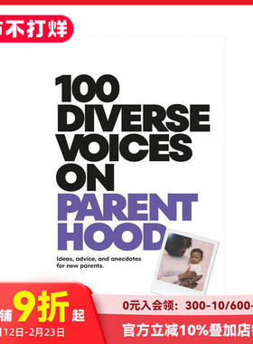【预售】百位父母的多元育儿心经 100 Diverse Voices on Parenthood 原版英文生活综合