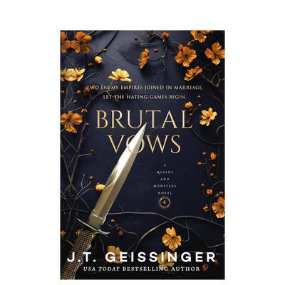 【现货】【女王与怪兽】#4 残酷誓言 Brutal Vows 黑暗爱情小说 Booktok热门 J.T. Geissinger 原版英文文学小说