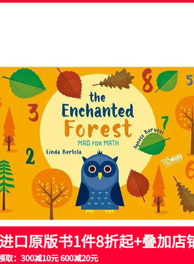 【预售】【疯狂数学】魔法森林奇遇记 【Mad for Math】The Enchanted Forest 原版英文儿童绘本
