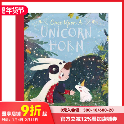 【现货】从前有只独角兽 【Beatrice Blue Once Upon Series】Once Upon a Unicorn Horn 原版英文儿童绘本