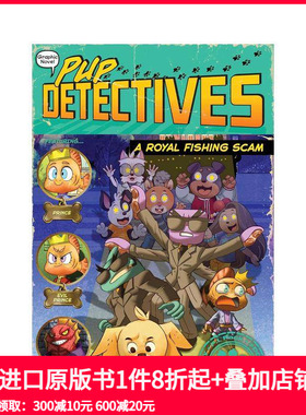 【预售】小狗侦探：皇室钓鱼骗局 Royal Fishing Scam 原版英文儿童