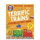 奇妙火车贴纸活动本 Terrific Sticker Trains 神奇机器 Book Activity 现货 原版 英文儿童趣味