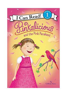 【现货】Pinkalicious and the Pink Parakeet，【粉红公主】粉红长尾小鹦鹉 英文原版 进口原版书籍 善本图书