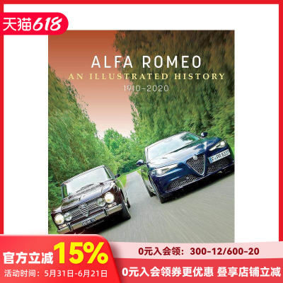 【预售】阿尔法·罗密欧图文史：1910-2020 Alfa Romeo: An Illustrated History， 1910-2020 原版英文工业产品设计 善本图书