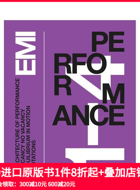 【预售】叙事建筑 Performative Architecture 原版英文建筑设计