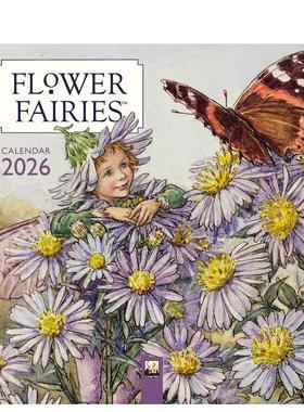 【预售】花仙子 2026年迷你挂历（艺术日历） Flower Fairies Mini Wall Calendar 2026 (Art Calendar) 原版日历