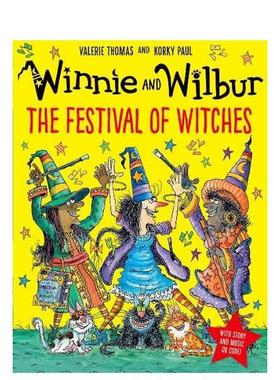 【现货】英文原版 小熊维尼和威尔伯：女巫节 Winnie and Wilbur: The Festival of Witches PB & audio 英文进口原版书籍