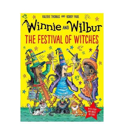 【现货】英文原版 小熊维尼和威尔伯：女巫节 Winnie and Wilbur: The Festival of Witches PB & audio 英文进口原版书籍