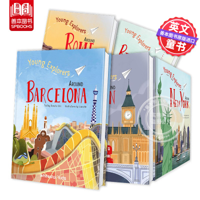 【小小探险家】巴塞罗那环游记 【Young Explorers】Around Barcelona 旅行冷知识 经典路线 原版英文儿童绘本