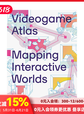 【预售】从这里出发！绘制你的电子交互世界 Videogame Atlas：Mapping Interactive Worlds 原版英文数字媒体设计艺术 善本图书