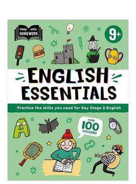 【现货】作业辅导：9岁以上（英语基础） Help With Homework: Age 9+ English Essentials 原版英文儿童自然拼读 善本图书