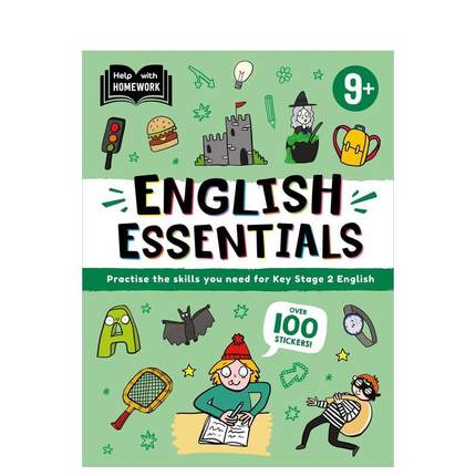 【现货】作业辅导：9岁以上（英语基础） Help With Homework: Age 9+ English Essentials 原版英文儿童自然拼读 善本图书