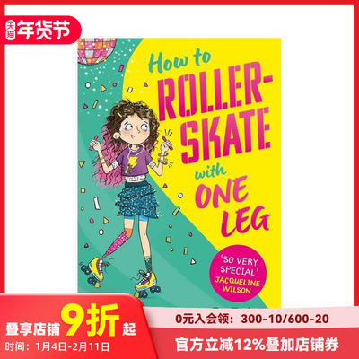 【预售】如何用一条腿滑旱冰 How To Roller-Skate with One Leg 原版英文儿童章节书 The School Librarian25年夏季刊阅读推荐