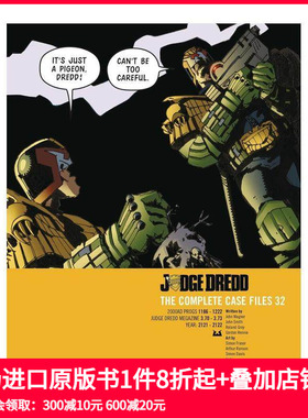 【预售】爵德判官：第 32 版：完整案件档案 Judge Dredd: v. 32: The Complete Case Files 原版英文漫画书 善本图书