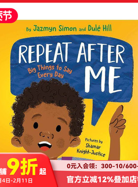 【预售】跟着我念 Repeat After Me 原版英文儿童绘本 善本图书