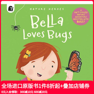 Volume Yak 现货 Bugs Bella 英文原版 Happy Jess 进口儿童绘本 Duncan Loves Beedie 贝拉喜欢虫子 善本图书 French