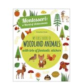 Book Activity 林地动物书 Woodland First Montessori 英文儿童语 预售 我 Animals 原版 蒙台梭利活动书