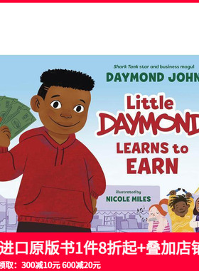 【预售】小戴蒙学会了理财 Little Daymond Learns To Earn 原版英文儿童绘本 善本图书