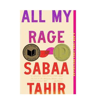 【预售】【2023普林兹青少年文学奖】怒气填胸 All My Rage 原版英文青少年读物